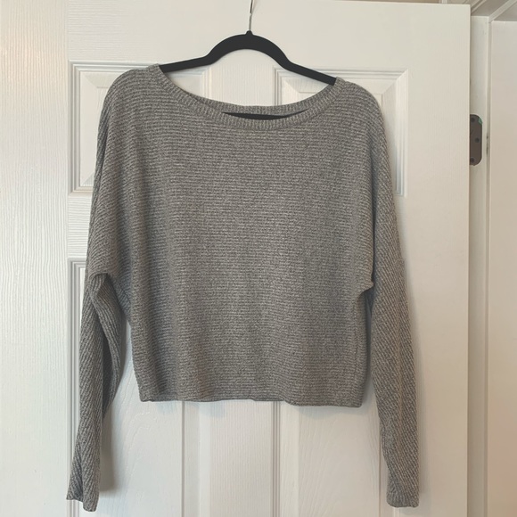 Garage | light grey knit sweater - Picture 1 of 4